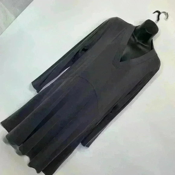 Dolan medium, gray, V-neck dress with pockets - Picture 1 of 5